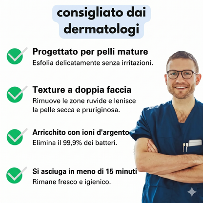 Rete esfoliante africana per il corpo