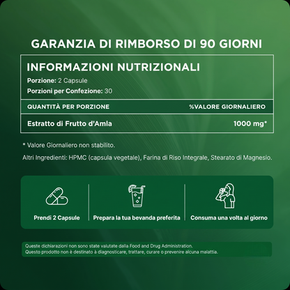 Capsule di superfrutto di Amla