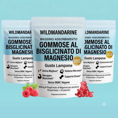 Magnesio Bisglicinato in Gommose Wildmandarine