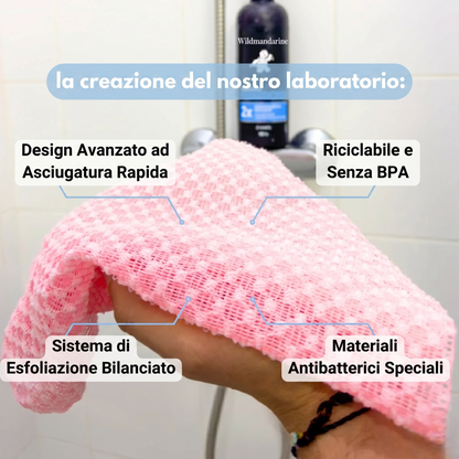 Rete esfoliante africana per il corpo