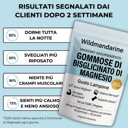 Magnesio Bisglicinato in Gommose Wildmandarine