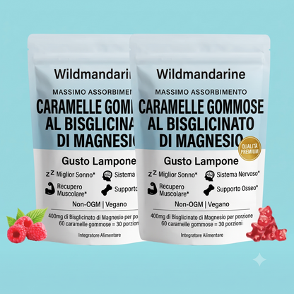Magnesio Bisglicinato in Gommose Wildmandarine