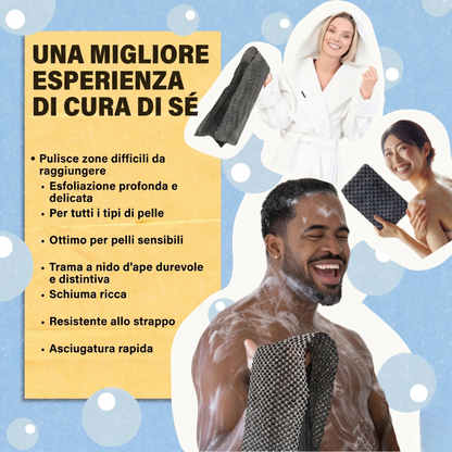 Rete esfoliante africana per il corpo