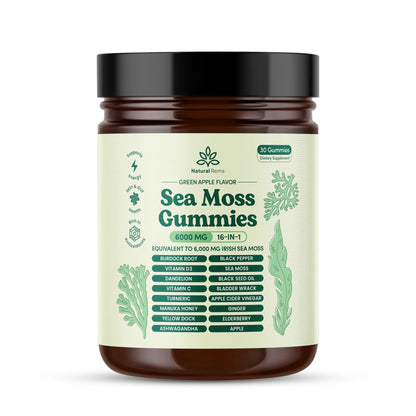 Sea Moss 16-In-1 Gummies - Per l'equilibrio della pressione sanguigna e la salute del cuore