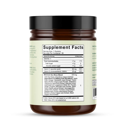 Sea Moss 16-In-1 Gummies - Per l'equilibrio della pressione sanguigna e la salute del cuore